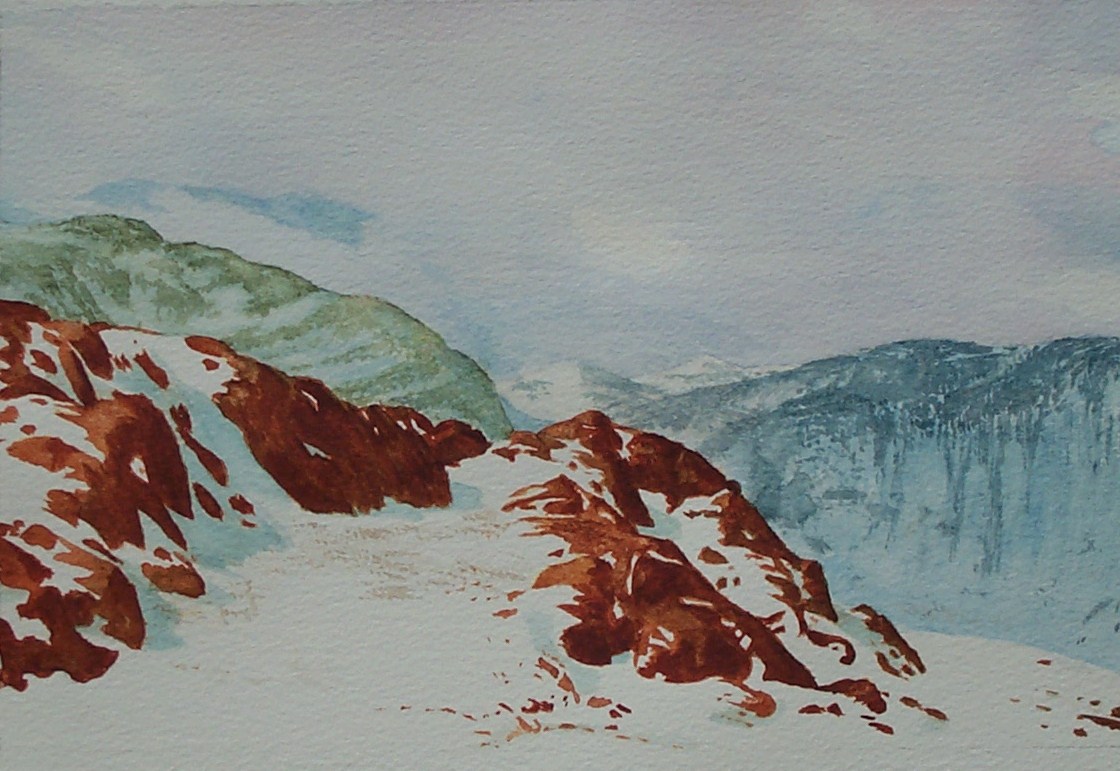 watercolours NFS Haystacks